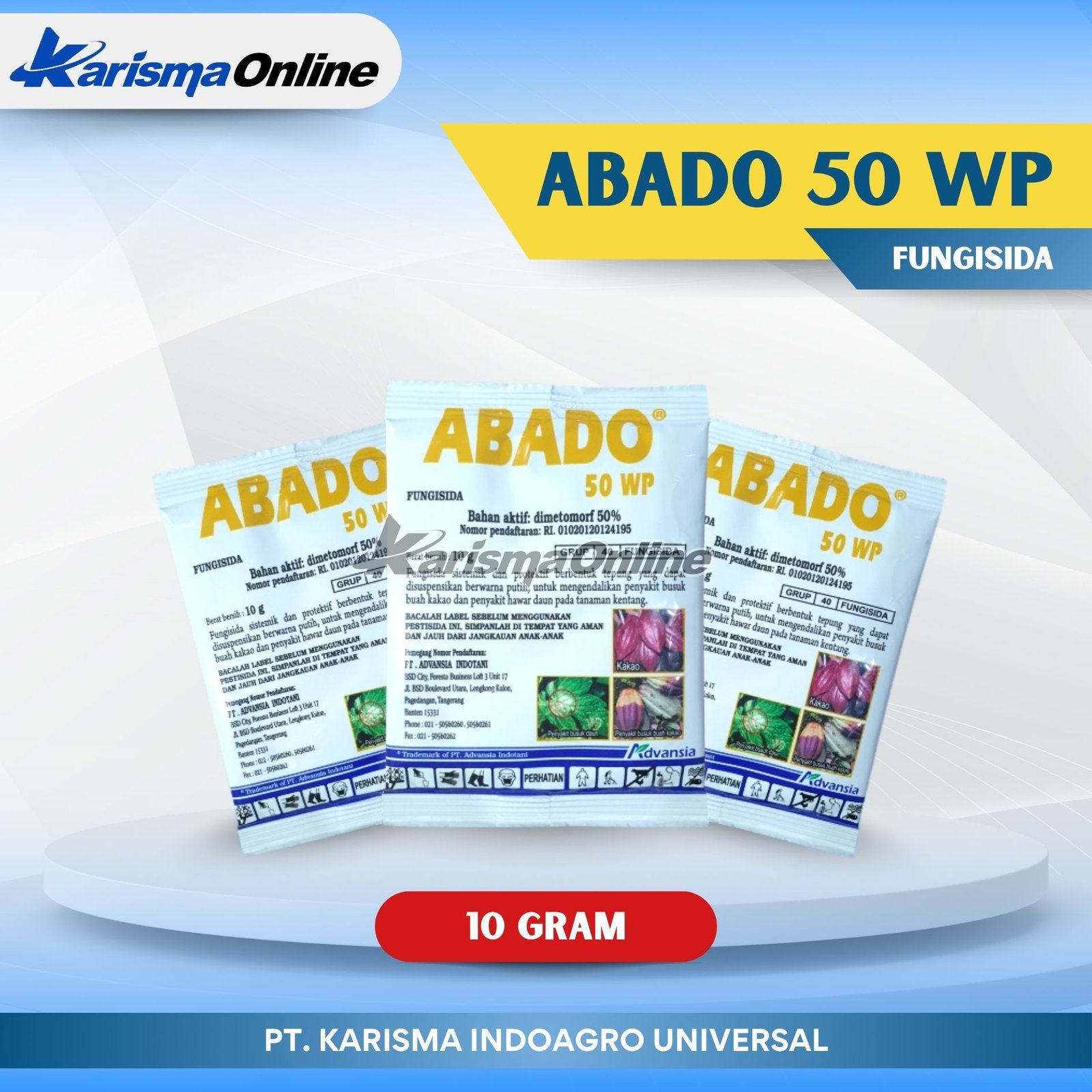 Abado 50 WP 20 X 20 X 10 gr