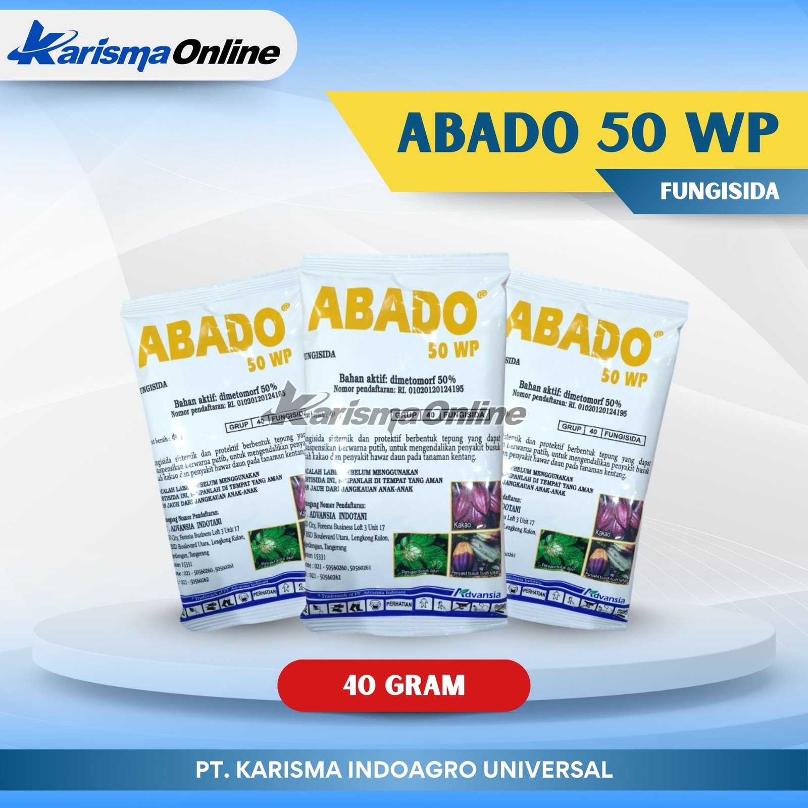Abado 50 WP 20 X 6 X 40 gr