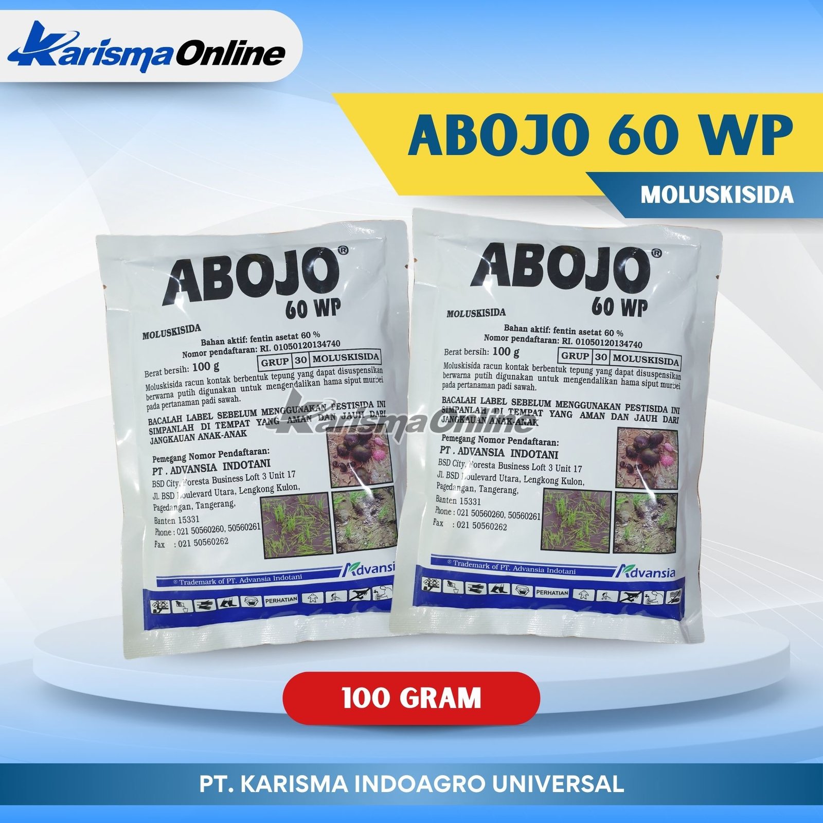 Abojo 60 WP 100 X 100 gr