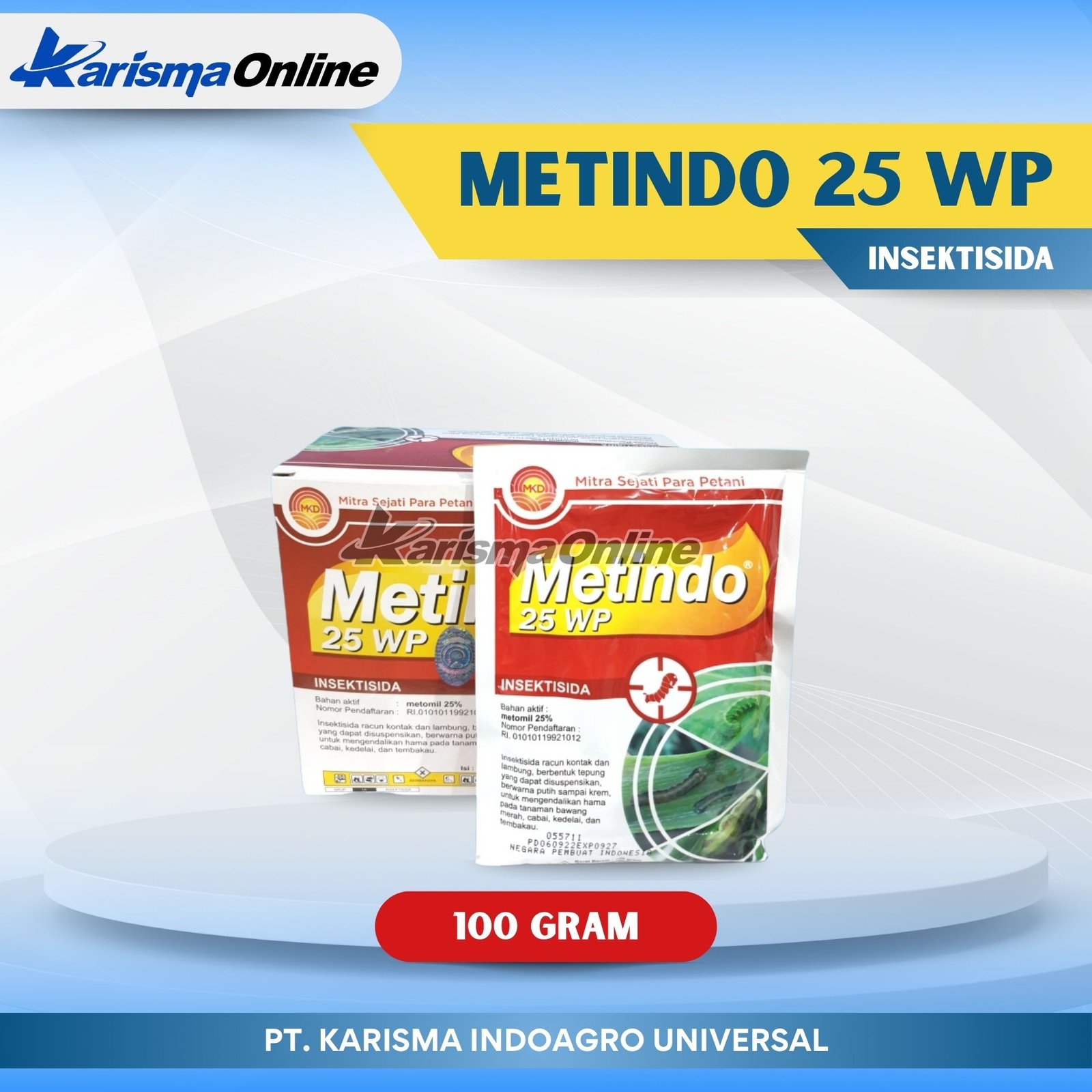 Metindo 25 WP 10 X 10 X 100 gr