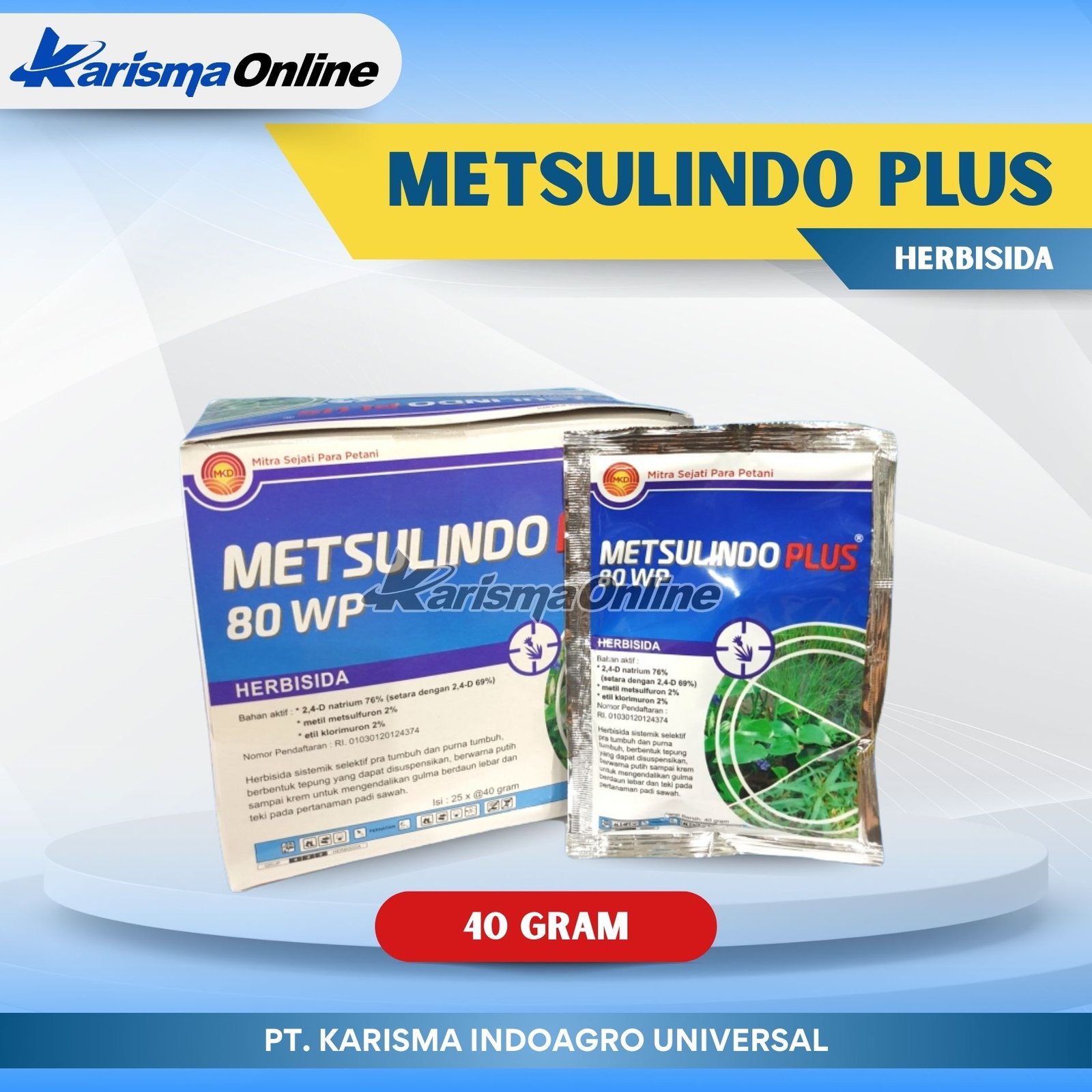 Metsulindo Plus 80 WP 8 X 25 X 40 gr