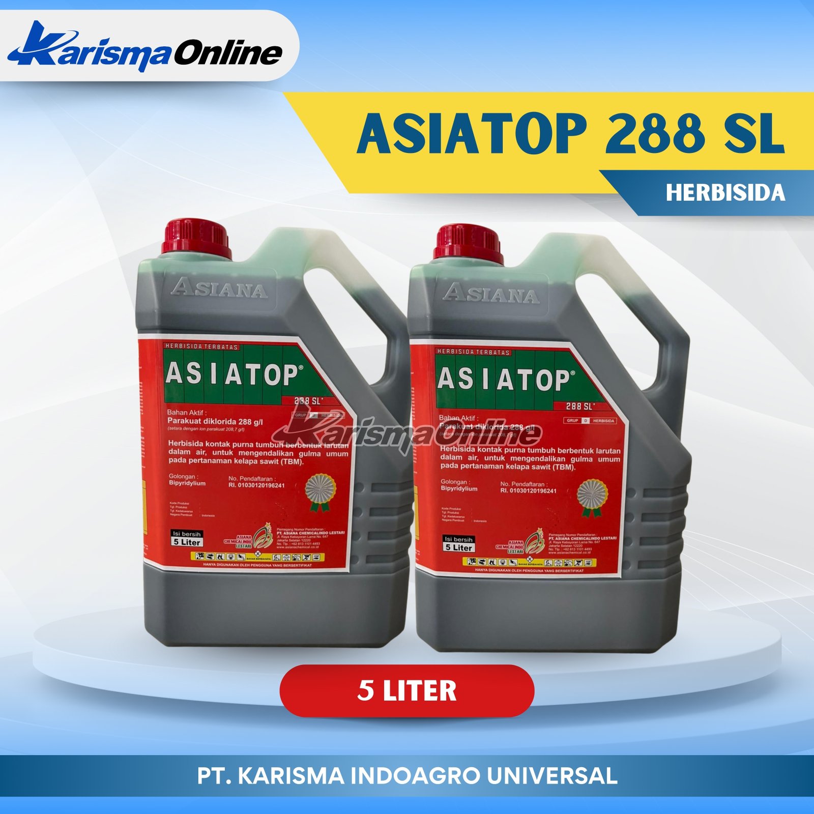 Asia Top 288 SL 40 X 500 ml