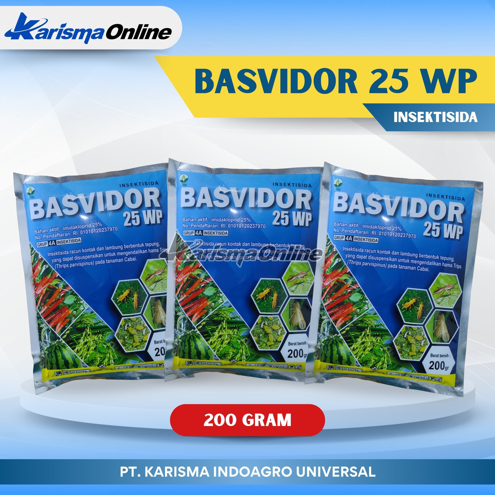 Basvidor 25 WP 50 X 200 gr