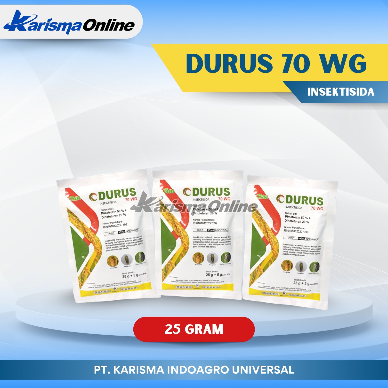 Durus 70 WG 8 X 10 X 25 gr + 5 gr