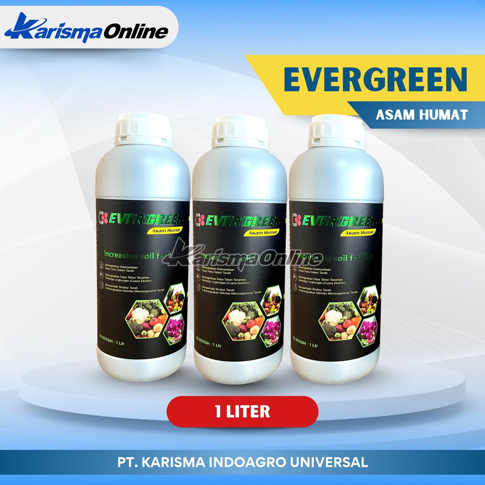 Ever Green Asam Humat 20 X 1 ltr