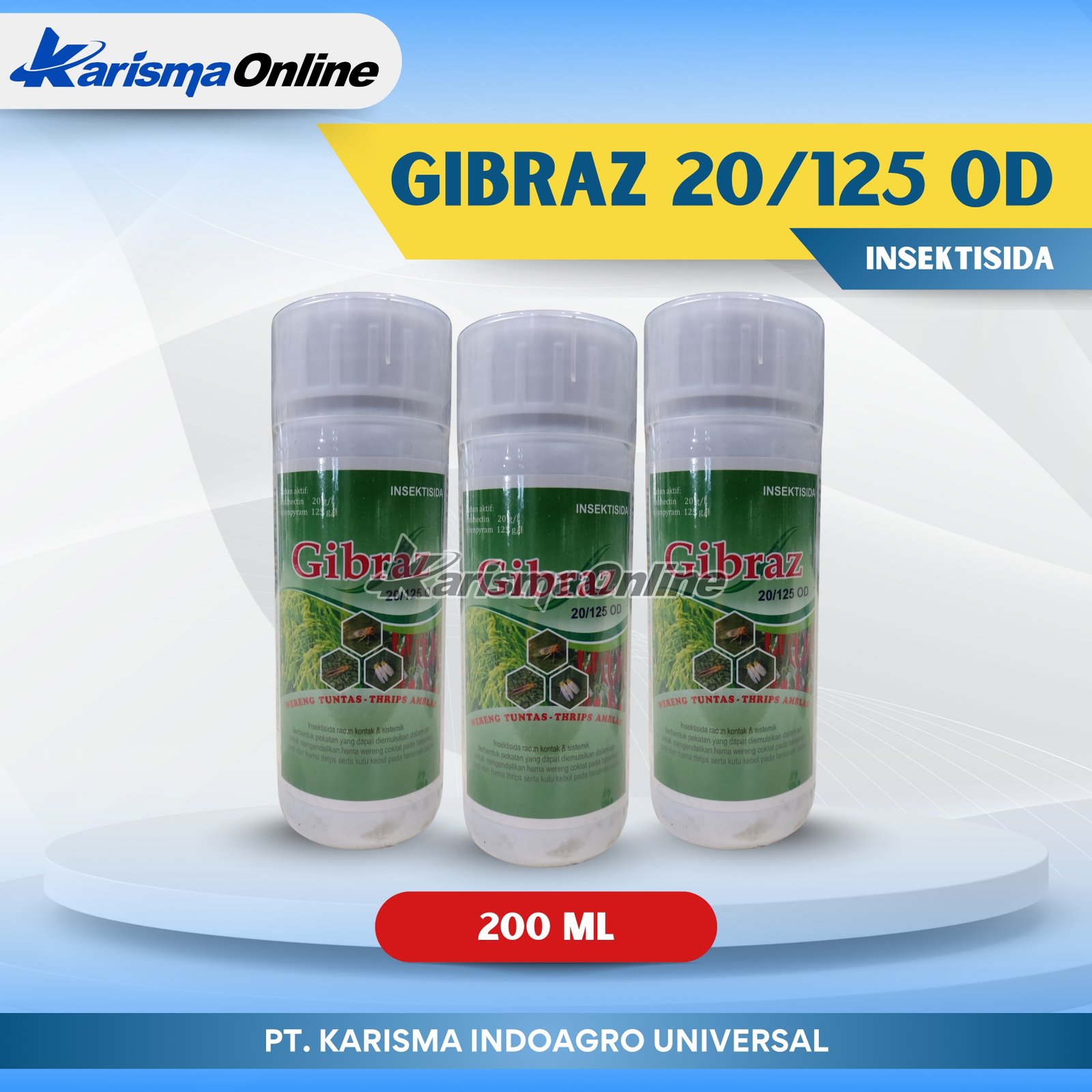 Gibraz 20/125 OD 50 X 200 ml