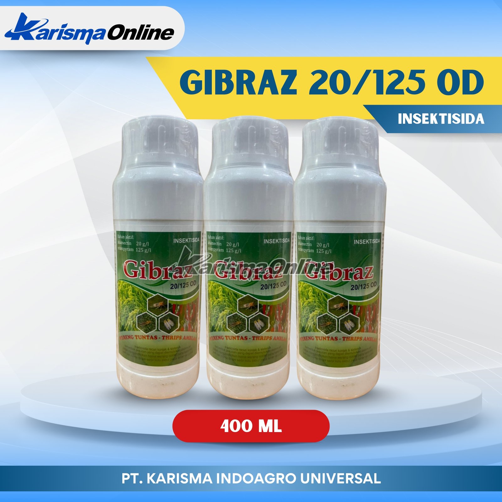 Gibraz 20/125 OD 25 X 400 ml