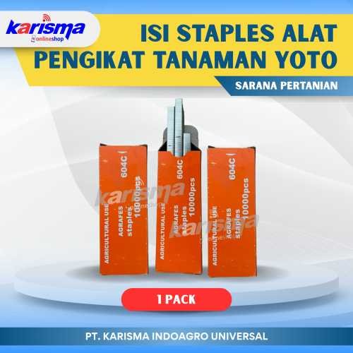 Isi Staples Alat Pengikat Tanaman Yoto 10 X 1 pack*