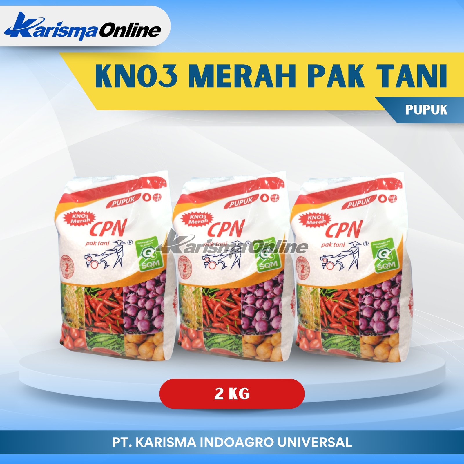 KNO3 Merah P Tani 15 X 2 kg