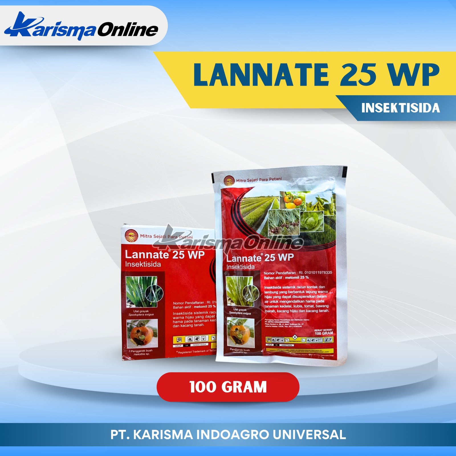 Lannate 25 WP 10 X 10 X 100 gr