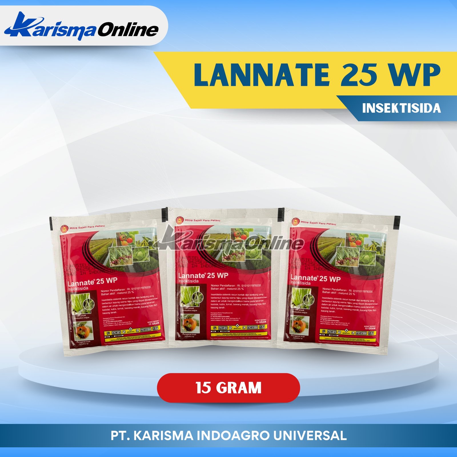 Lannate 25 WP 20 X 50 X 15 gr