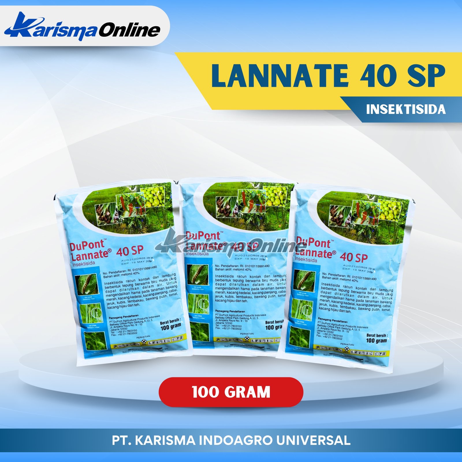 Lannate 40 SP 10 X 10 X 100 gr
