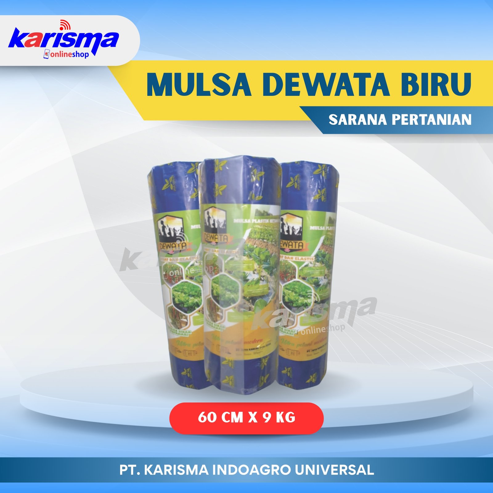Mulsa Dewata Biru 60 cm X 9 kg (roll)*