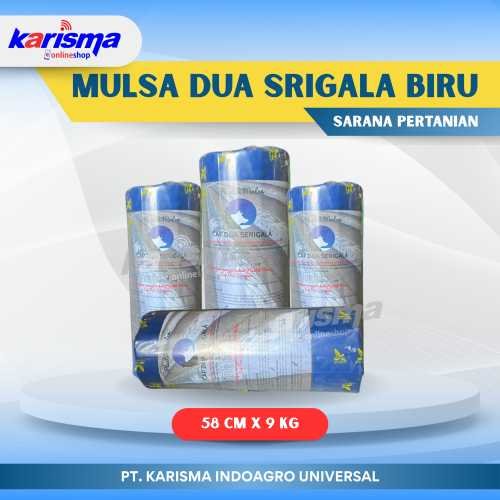 Mulsa Dua Srigala 58 cm X 9 kg (Roll) Biru