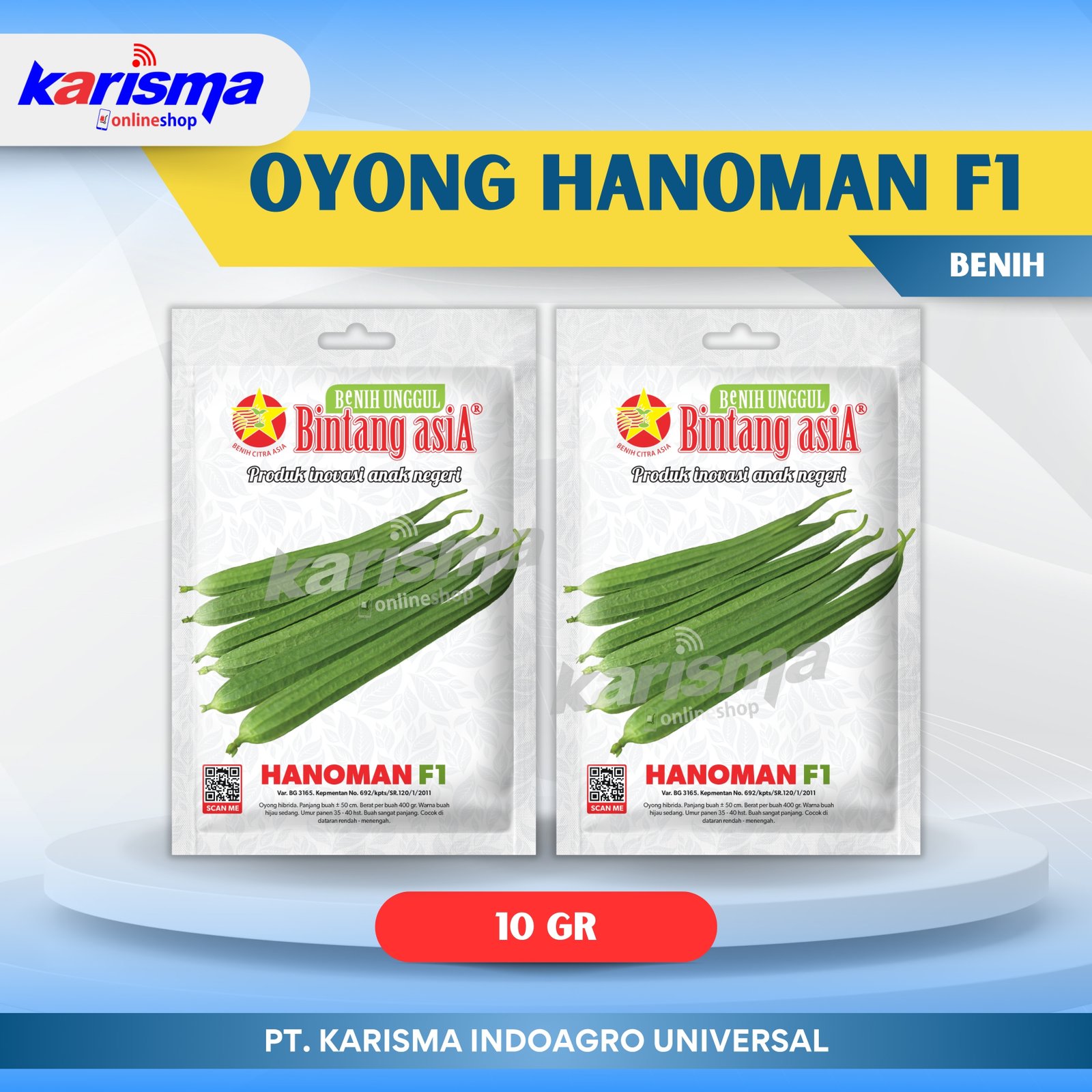 Oyong Hanoman F1 12 X 15 X 10 gr
