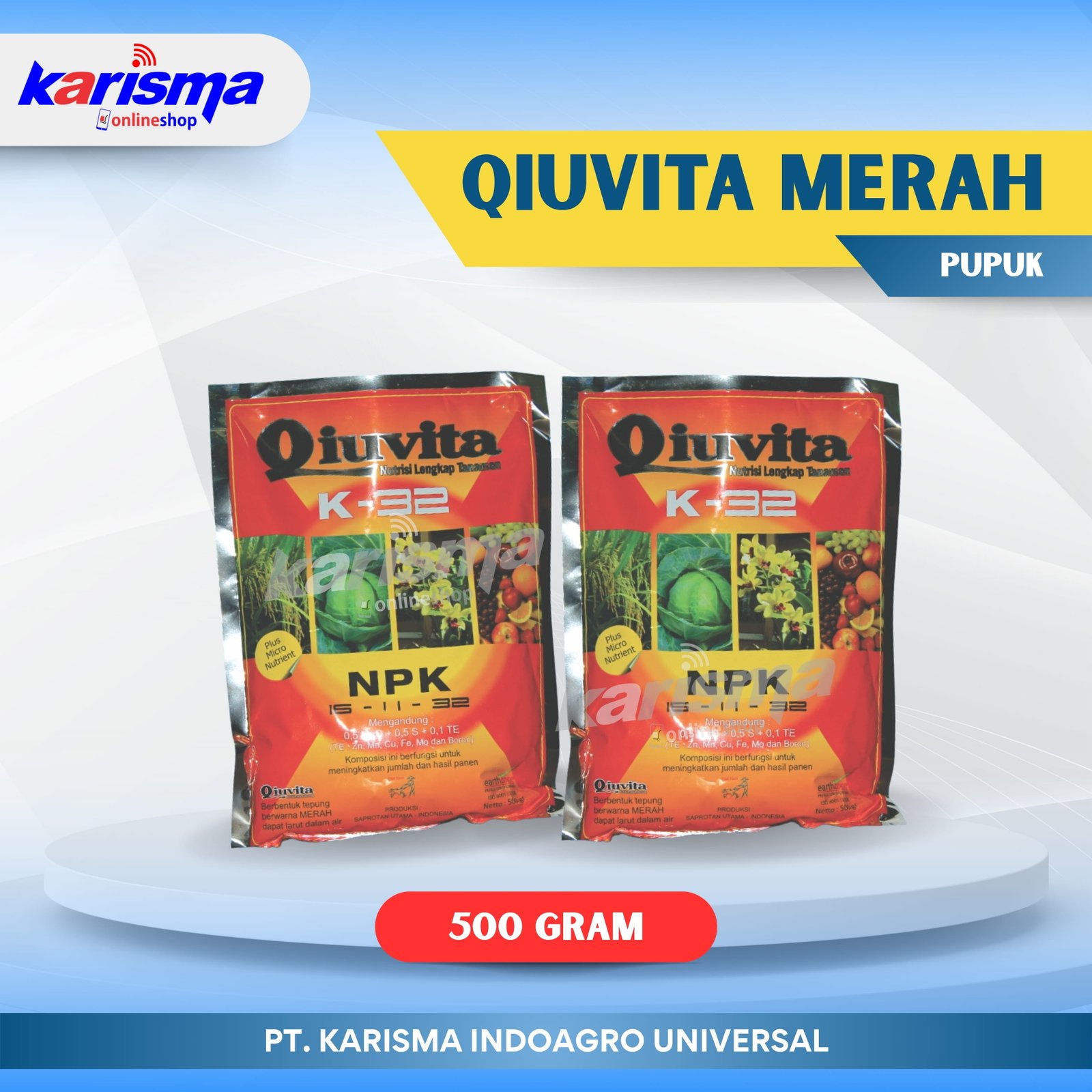 Qiuvita Merah 16.11.32 20 X 500 gr