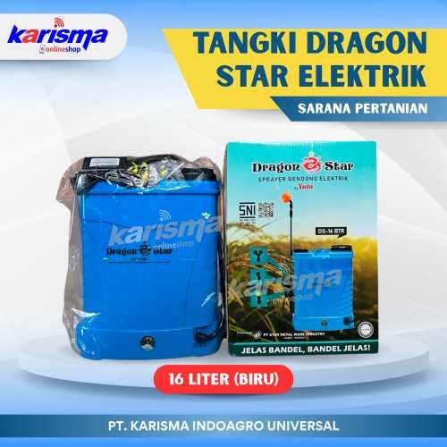 Tangki Dragon Star 16 ltr baterai (Biru)