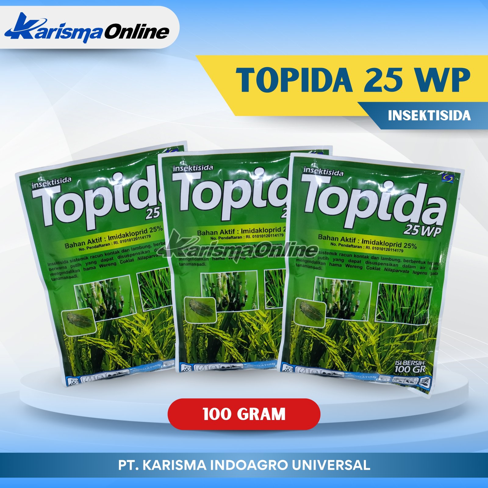 Topida 25 WP 50 X 100 gr