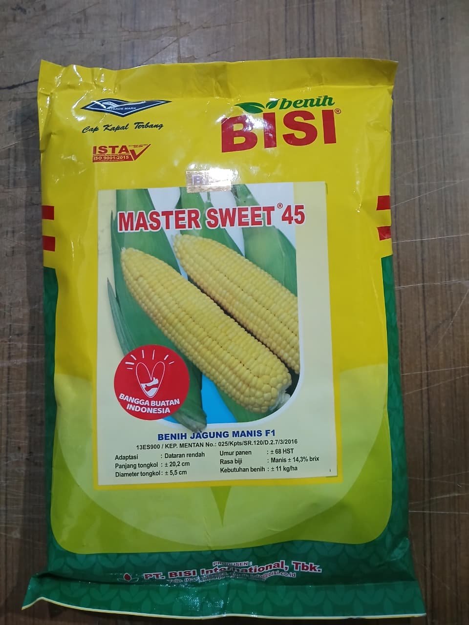 Jagung Manis Master Sweet 45 F1 20 X 3600 biji