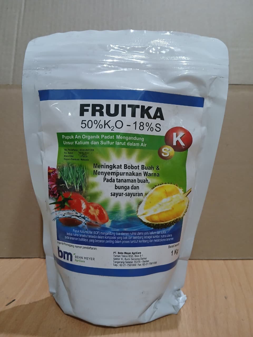 Fruitka 50%K2O - 18%S 10 X 1 kg